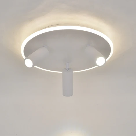 Потолочный светодиодный светильник 20046LED 20046SMA/03LED WH 37Вт, металл/акрил, белый
