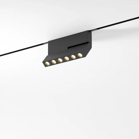 Трековый светильник магнитный Downlight Elektrostandard Mini Magnetic 85207/01 6W 3000K черный (LED, 24V)