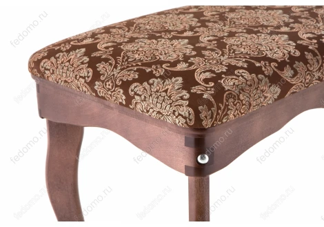 Банкетка Woodville Амадео орех / шоколад 318607