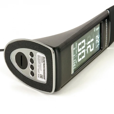 Офисная настольная лампа светодиодная черный с будильником Elektrostandard ELARA TL90220 (сенсорный выключатель)