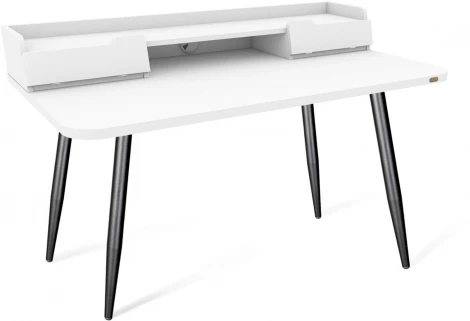 Стол рабочий Sheffilton SHT-TU14/TT31 120/65 ЛДСП черный муар/белый шагрень от фабрики Sheffilton