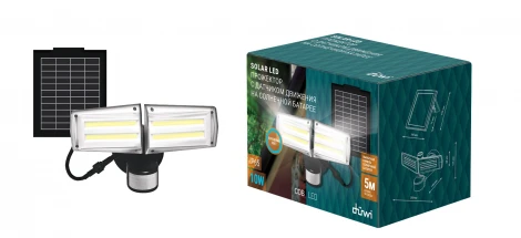 Настенный светильник уличный светодиодный на солнечных батареях с датчиком движения duwi 29143 5