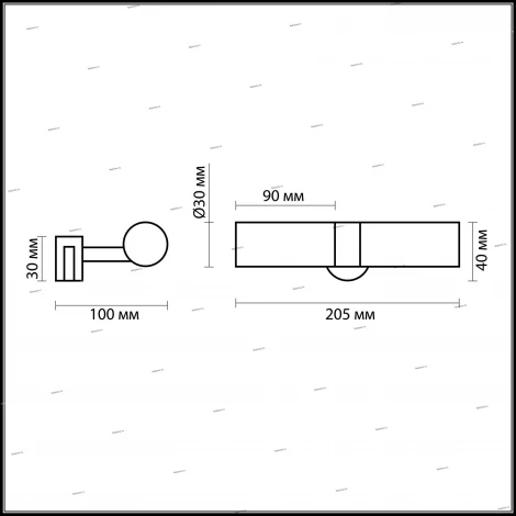 Настенный светильник Odeon Light Izar 2446/2