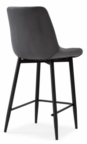 Полубарный стул Notta Алст К темно-серый / черный 502126