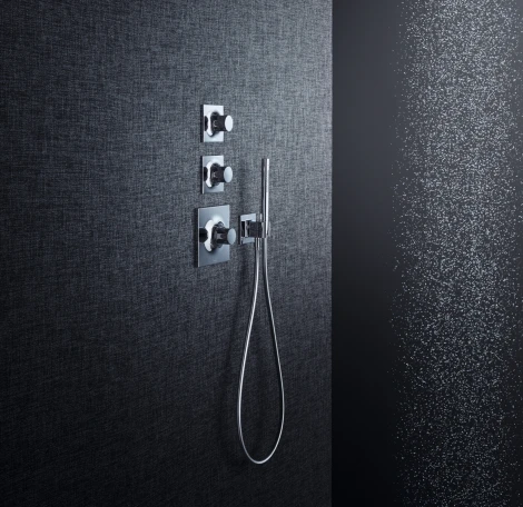 Шланговое подключение Hansgrohe Fixfit Porter Square 26486000 держатель для душа