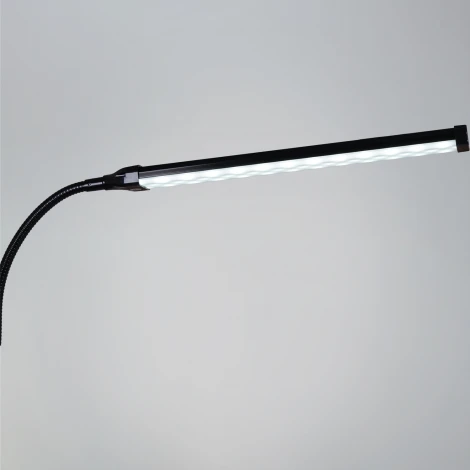 Офисная настольная лампа светодиодная на прищепке с регулировкой цветовой температуры и яркости Reluce 00004-0.7-01HV BK