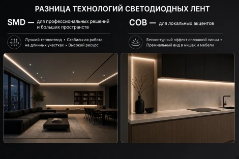 Светодиодная лента SMD Crystal Lux Line CLT 1.002 10W 24V SMD 2700-6500K IP20