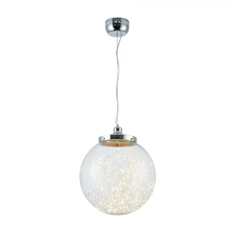 Подвесной светильник Freya Isabel FR6157-PL-24W-TR (LED, 220V, на проводе, шар)