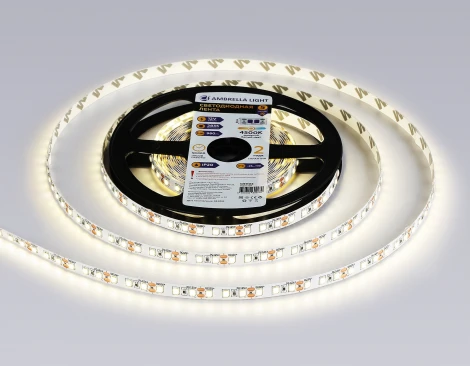 Светодиодная лента Ambrella Illumination GS1102 2835 120Led 9.6W/m 12V IP20 4500K 5m