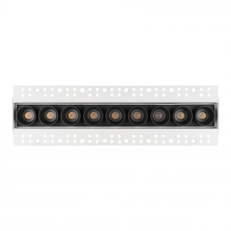 Светильник линейный встраиваемый LED MS-ORIENT-BUILT-TRIMLESS-TC-S38x277-20W Day4000 (WH-BK, 30 deg, 230V) (Arlight, IP20 Металл) 032226