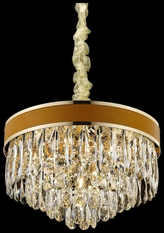Подвесная люстра каскадная Wertmark Clarissa WE136.08.303 (220V, хрусталь, на цепи)
