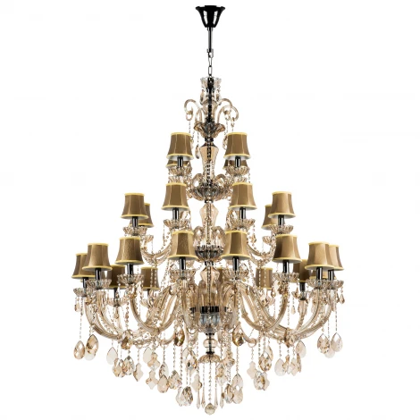 Подвесная большая люстра Osgona Nativo 715287 (220V, хрусталь, на цепи)