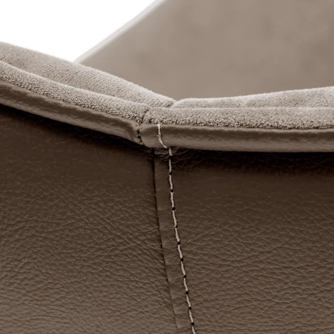 Кресло Bradexhome LOBSTER CHAIR латте искусственная замша, коричневый