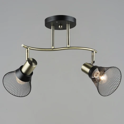 Спот на штанге Reluce 06243-0.8-02 AB+BK (220V)