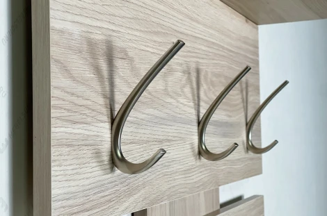 Вешалка Реал 2 Mebelson (ЛДСП,Металл/Дуб сонома) арт.PR-0030.1544