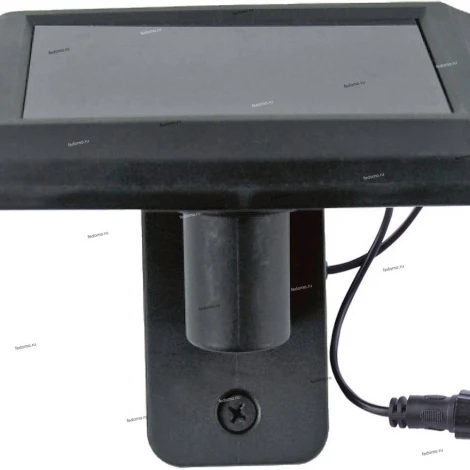 Прожектор уличный светодиодный с датчиком движения и солнечной батареей Horoz Wizard, черный, 2W, IP44, 6400K