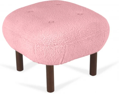 Пуф Lounge Wood ОГОГО (арт.826136), (Искусственный мех/Розовый)