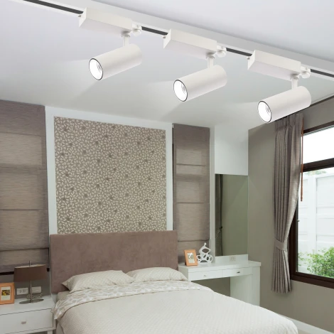 Трековый светильник ЭРА SТR-30-36-40K-W20 (LED, 220V, круглые, IP40)