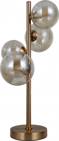 Интерьерная настольная лампа с выключателем Moderli Molly V10791-4T (220V, шар, молекулы)