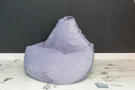 Кресло мешок Dreambag Груша Лавандовый Микровельвет (3XL, Классический) 5012341