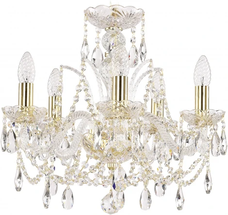 Подвесная люстра Art Classic 11.05 11.05.5.141.Gd.Sp (220V, на цепи, подсвечник, свеча)