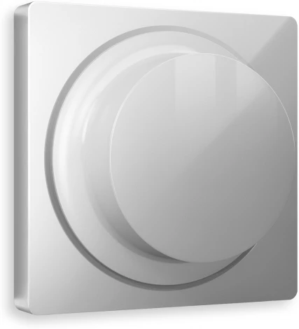 Лицевая панель Ambrella Volt ALFA (Серебро глянец) для светорегулятора универсального QUANT AP4055