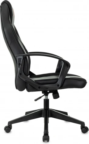 Кресло игровое Zombie 400 черный ткань/эко.кожа крестов. пластик