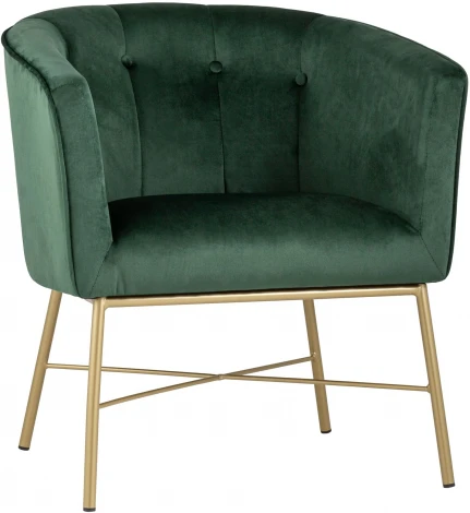 Кресло Stool Group Шале велюр зеленый УТ000005601