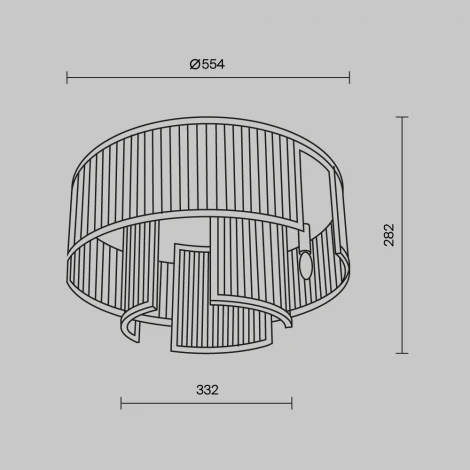 Потолочный светильник круглый Maytoni Frame MOD174CL-06G (220V, круглые)