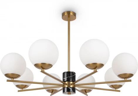 Потолочная люстра на штанге Freya Marble FR5230PL-08BS (шарики)