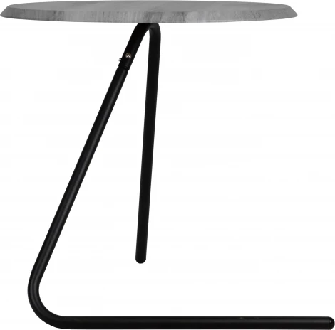 Стол журнальный Дуэт 7 орех гикори grey/черный Mebelik арт.009151