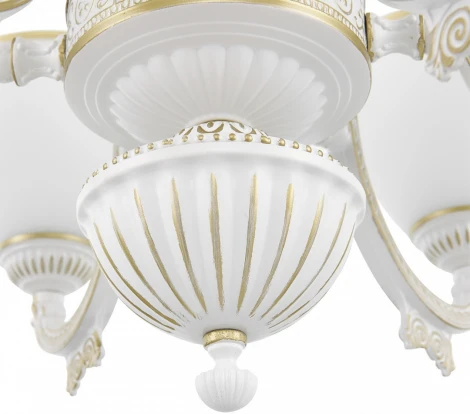 Подвесная люстра Arte Milano AM342837 342837/6 WT+G (220V, на цепи)