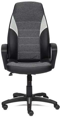 Кресло INTER кож/зам/ткань, черный/серый/серый, 36-6/207/14 Tetchair 12017