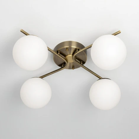 Потолочная люстра RGB на штанге Citilux Адам Смарт CL228A143 (LED, 220V, умный дом - Алиса, Маруся, Салют, шарики)