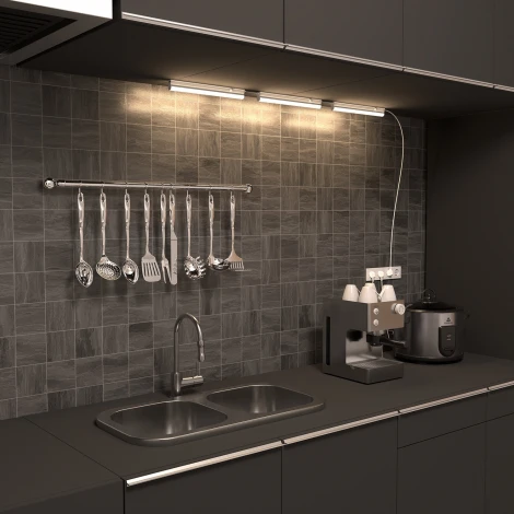 Светильник c кнопкой Gauss TL Elementary TL001 линейный 5W 400lm 4000K IP20 LED (220V, выключатель)