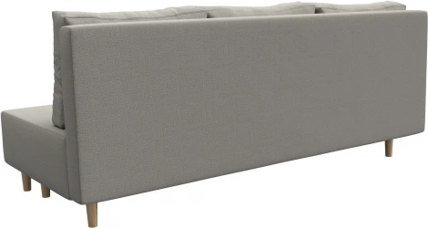 Диван прямой Лига-033 (Бежевый/Рогожка) Лига Диванов арт.124709