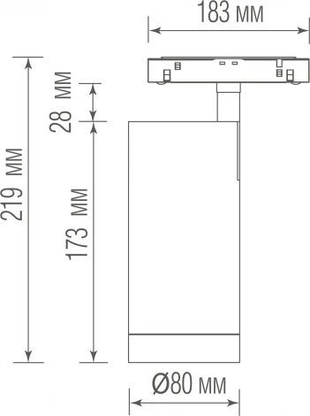 Трековый светильник магнитный 48V 30W Donolux Alpha DL20295TW30BTuya (LED, управление смартфоном, умный дом - Tuya Smart, круглые)