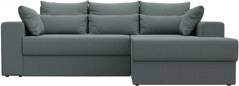 Диван угловой Майами правый угол (Серый/Рогожка) Лига Диванов арт.121159