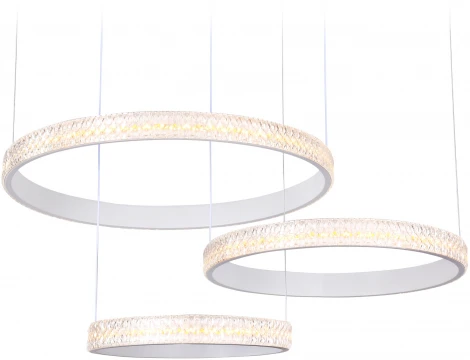 Подвесной светильник Ambrella Acrylica FA6161 (регулировка яркости, LED, 220V, пульт управления, на проводе, кольцо)
