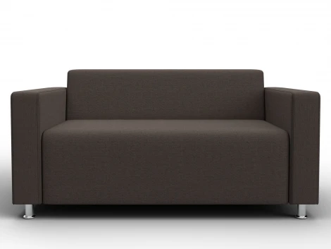 Диван прямой Лига-093 ВН (ДСП,Брус,Фанера,Рогожка/Коричневый) Лига Диванов 134954