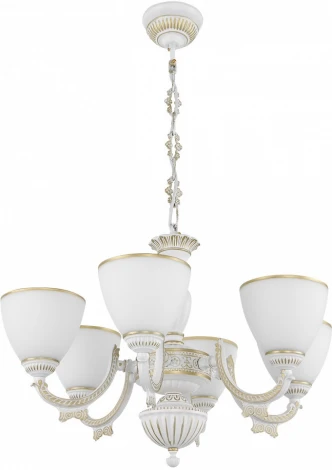 Подвесная люстра Arte Milano AM342837 342837/6 WT+G (220V, на цепи)