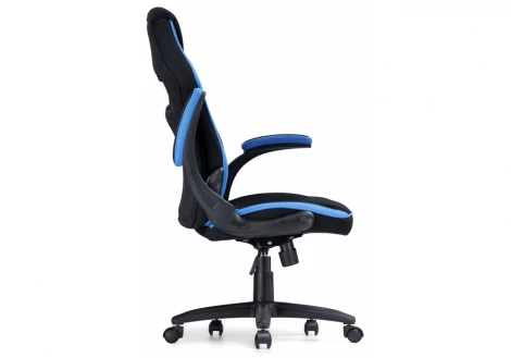 Компьютерное кресло Woodville Plast черное / голубое 11676