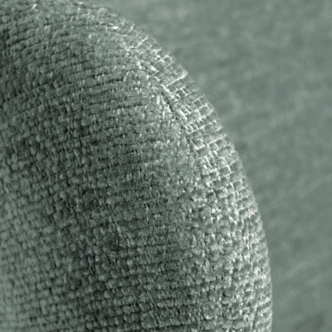 Стул Bradexhome Lucas 2 шалфей шенилл с чёрными ножками