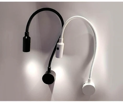 Бра на гибкой ножке Italline white 3026 (LED, 220V, для чтения)