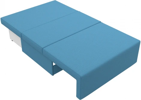 Диван прямой Лагуна (Голубой/Рогожка) Лига Диванов арт.125934