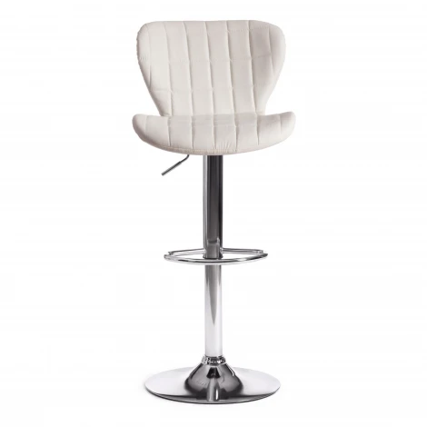 Стул барный AVIONIC (mod. KY712A) белый/хром (металл/экокожа)