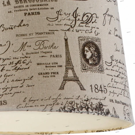 Подвесной светильник Globo Metalic 21692H (220V, на проводе, круглые, буквы, Эйфелева башня)