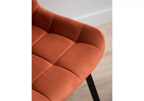 Стул на металлокаркасе Челси 360 П терракотовый (zd 432) / черный np 632525