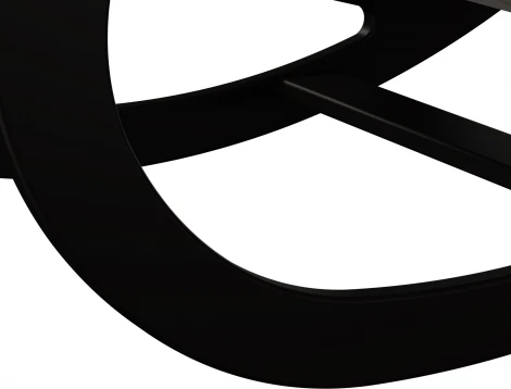 Кресло-качалка Каула экокожа Eva 6, каркас венге Mebelik арт.008795