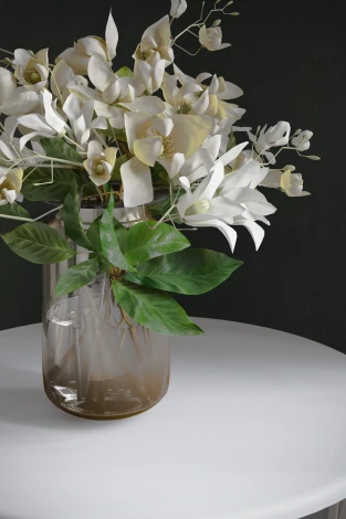 Стол журнальный ХОГ белый/дуб светлый от фабрики Mebelik